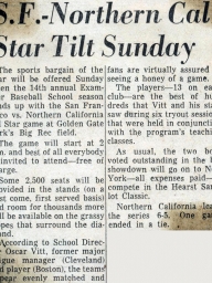 1960: 14th Annual SF Examiner All-Star Championship Game 