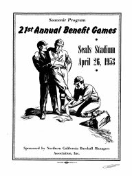 1953: 21st Annual Nealon Benefit Games Seals Stadium