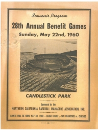 1960: 28th Annual Nealon Benefit Games Candlestick Park