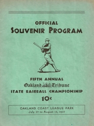 1937: 5th Annual Oakland Tribune Tournament