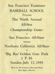 1955: 9th Annual SF Examiner All-Star Championship Game