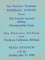 1950: 4th Annual SF Examiner All-Star Championship Game