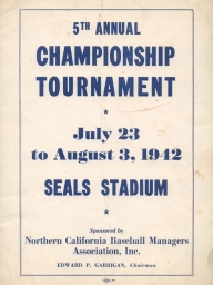 1942 Fifth Annual Championship Tournament