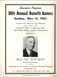 1962: 30th Annual Nealon Benefit Games Golden Gate Park/Funston