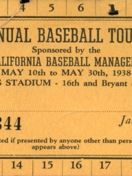 1938 First Annual Championship Tournament