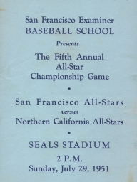 1951: 5th Annual SF Examiner All-Star Championship Game