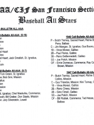 San Francisco Call-Bulletin All-AAA Stars
