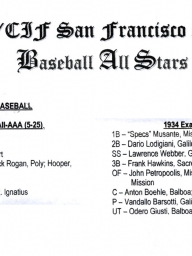 San Francisco Examiner All-AAA Stars